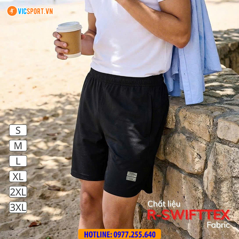 Quần short thể thao nam Riki QN02 đa năng - Hình ảnh 4