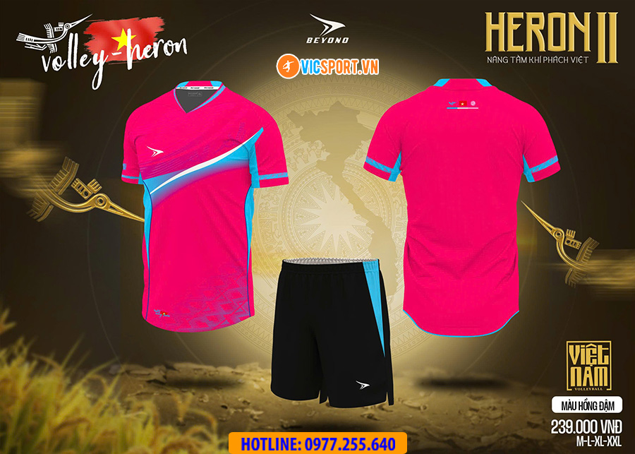 Quần áo bóng chuyền Beyono Heron 2 nam nữ - Hình ảnh 8