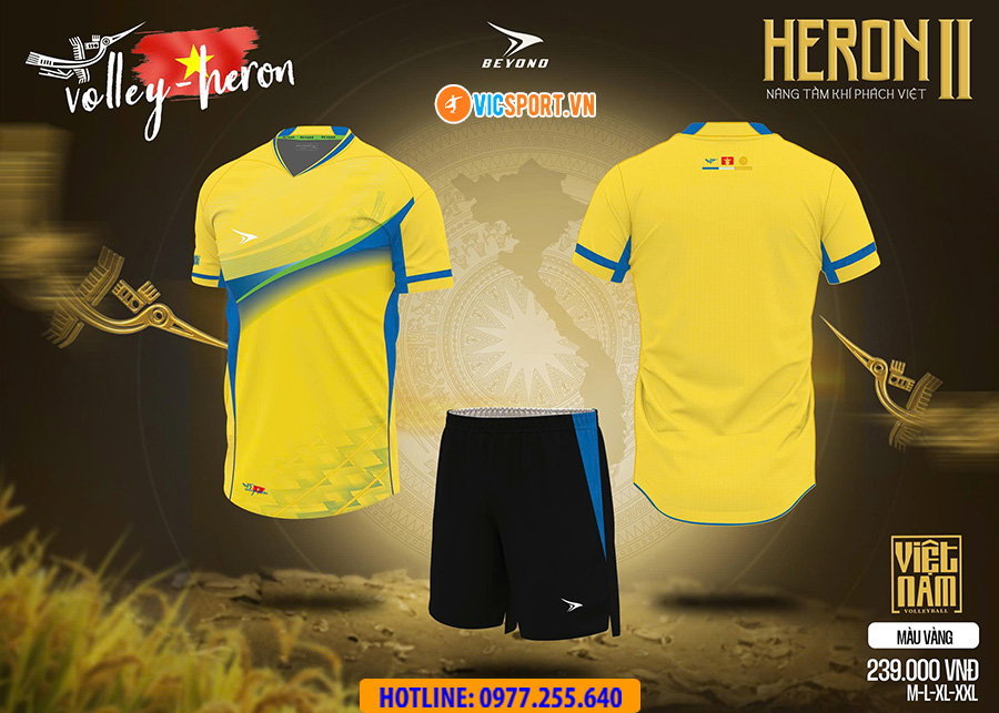 Quần áo bóng chuyền Beyono Heron 2 nam nữ - Hình ảnh 10