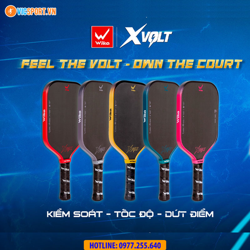 Vợt pickleball Wika Xvolt carbon T700