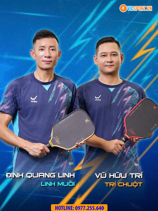 Vợt pickleball Wika Xvolt carbon T700 - Hình ảnh 5