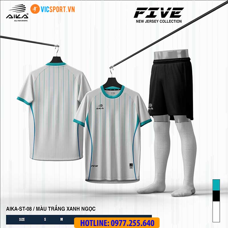 Áo đá banh thiết kế Aika Five - Hình ảnh 12