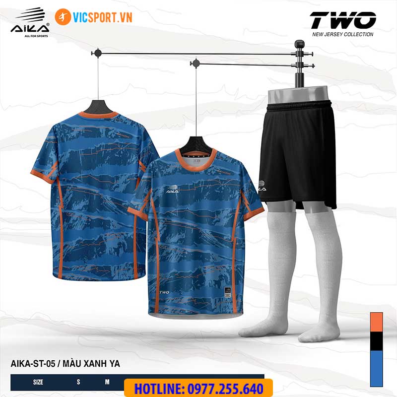 Áo đá banh thiết kế Aika Two - Hình ảnh 2