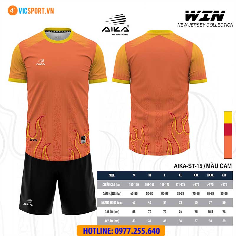 Áo đá banh thiết kế Aika Win - Hình ảnh 8
