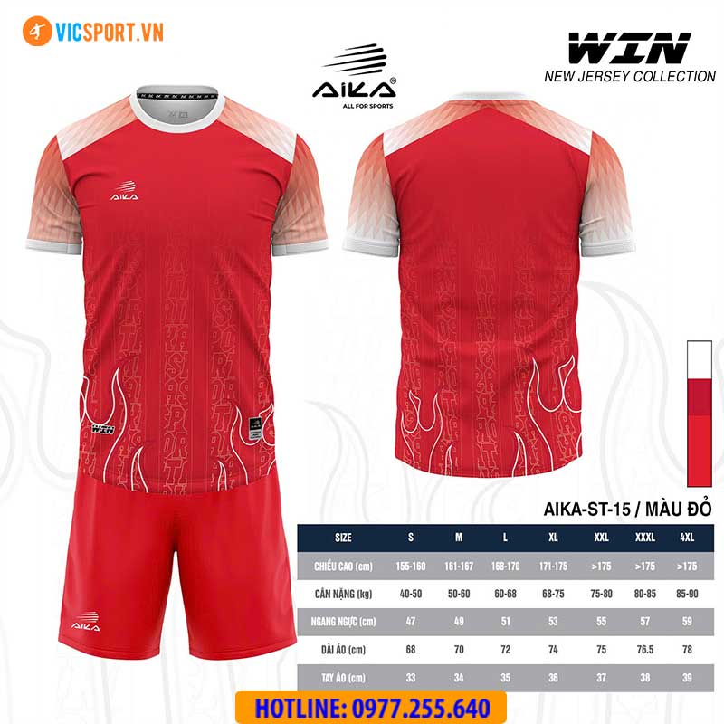 Áo đá banh thiết kế Aika Win - Hình ảnh 4