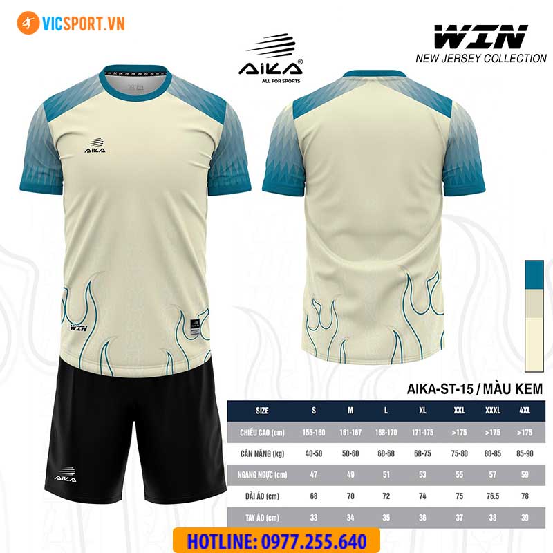 Áo đá banh thiết kế Aika Win - Hình ảnh 3