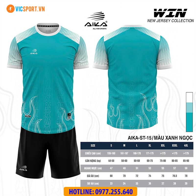 Áo đá banh thiết kế Aika Win - Hình ảnh 2