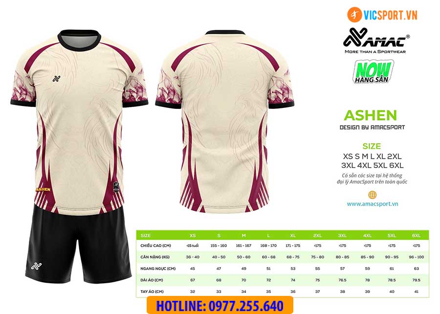 Áo đá banh thiết kế Amac Ashen - Hình ảnh 11