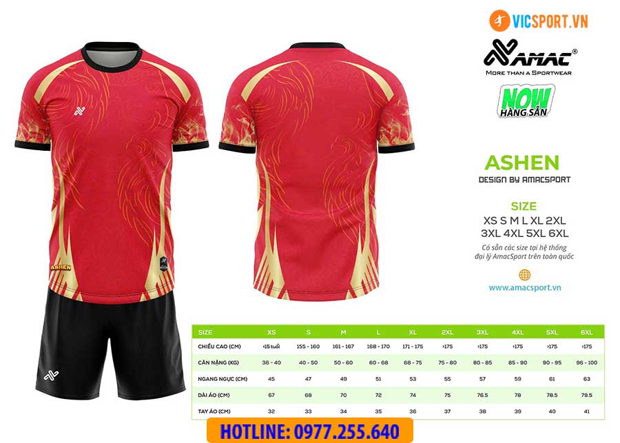 Áo đá banh thiết kế Amac Ashen - Hình ảnh 12