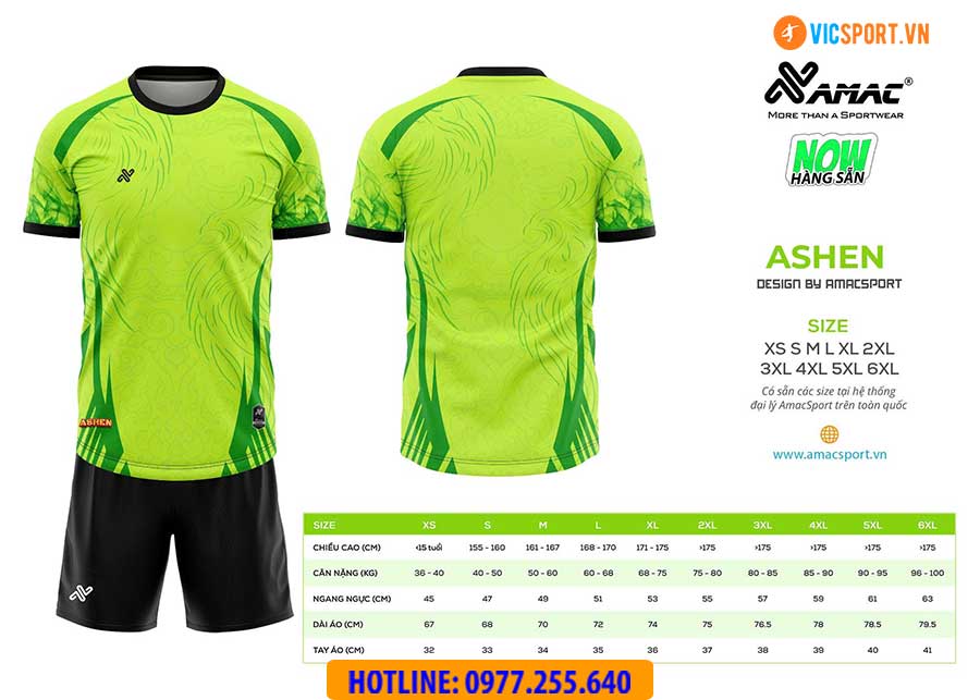 Áo đá banh thiết kế Amac Ashen - Hình ảnh 17