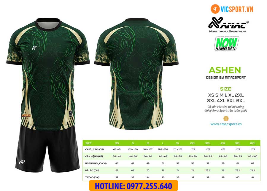 Áo đá banh thiết kế Amac Ashen - Hình ảnh 18