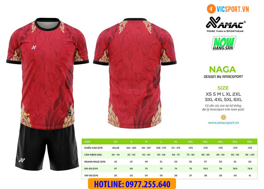 Áo đá banh thiết kế Ama Naga - Hình ảnh 7