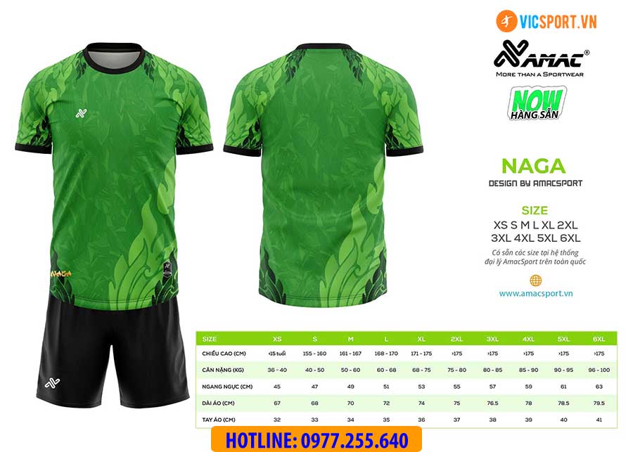 Áo đá banh thiết kế Ama Naga - Hình ảnh 3
