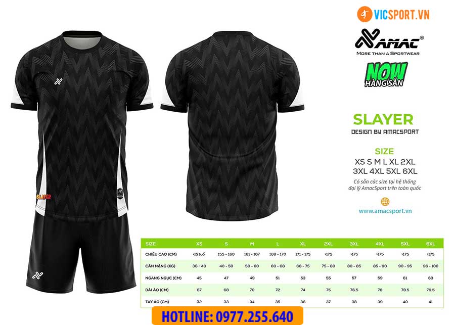 Áo đá banh thiết kế Amac Slayer - Hình ảnh 8