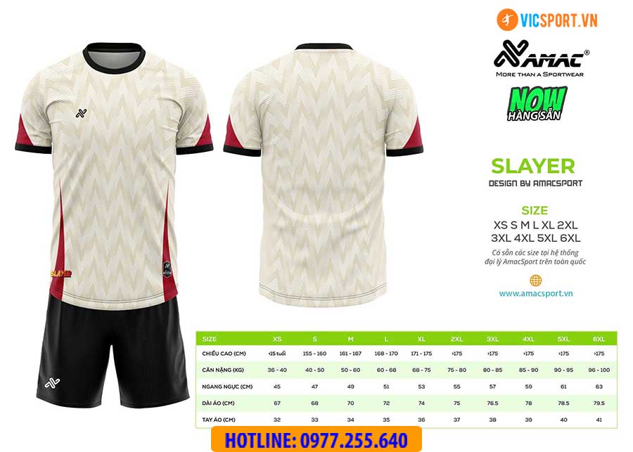 Áo đá banh thiết kế Amac Slayer - Hình ảnh 11