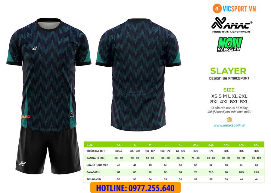 Áo đá banh thiết kế Amac Slayer - Hình ảnh 4