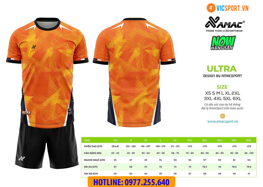 Áo đá banh thiết kế Amac Ultra - Hình ảnh 13