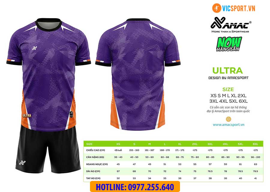 Áo đá banh thiết kế Amac Ultra - Hình ảnh 16