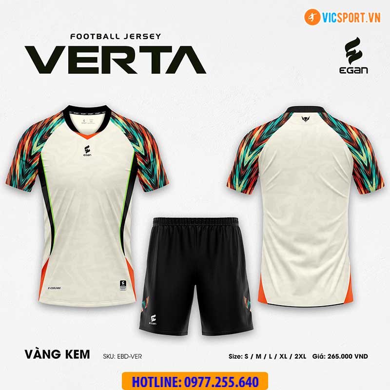 Áo đá banh không logo Egan Verta - Hình ảnh 30