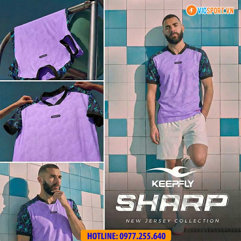 Áo đá banh không logo Keepfly Sharp - Hình ảnh 7