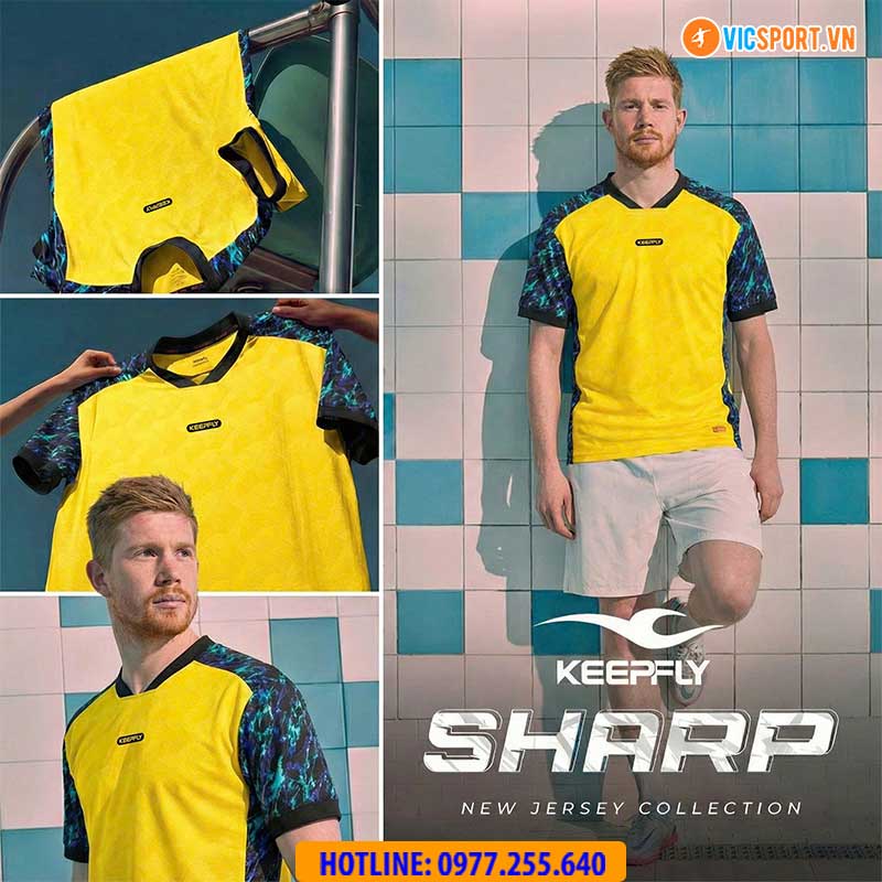 Áo đá banh không logo Keepfly Sharp - Hình ảnh 9