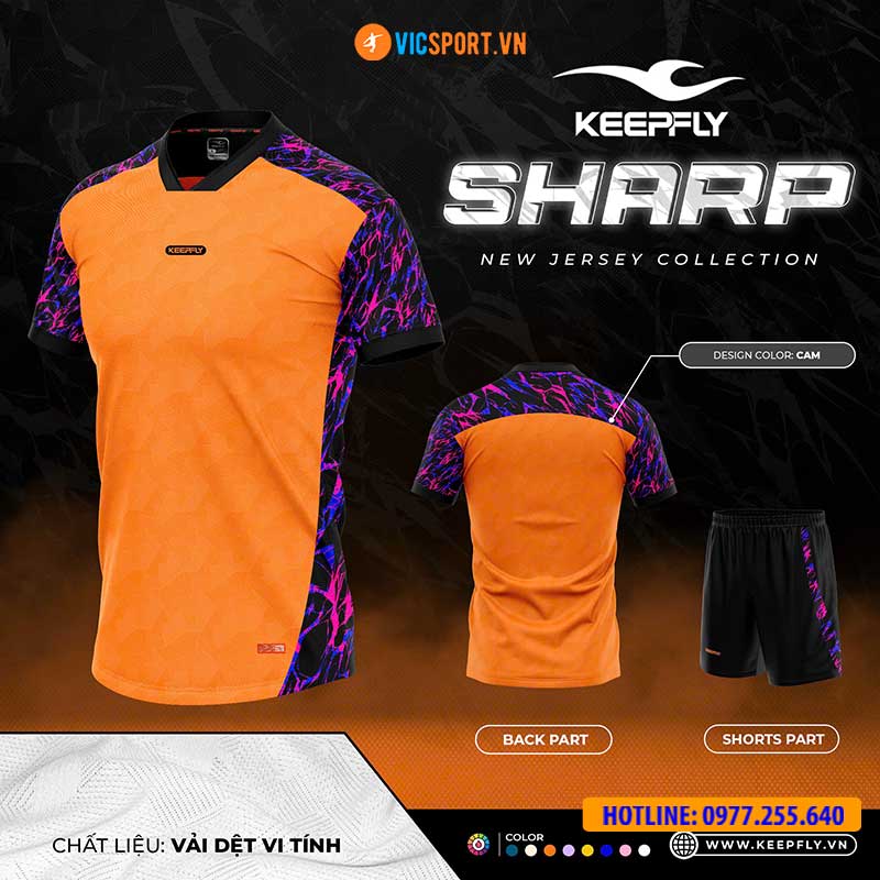 Áo đá banh không logo Keepfly Sharp - Hình ảnh 31