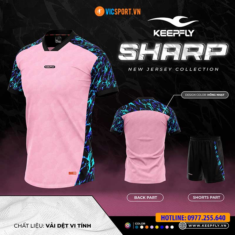 Áo đá banh không logo Keepfly Sharp - Hình ảnh 32