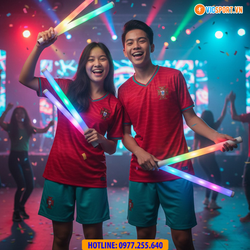 Áo bóng đá đội tuyển Bồ Đào Nha WC 2026 vải mè - Hình ảnh 7