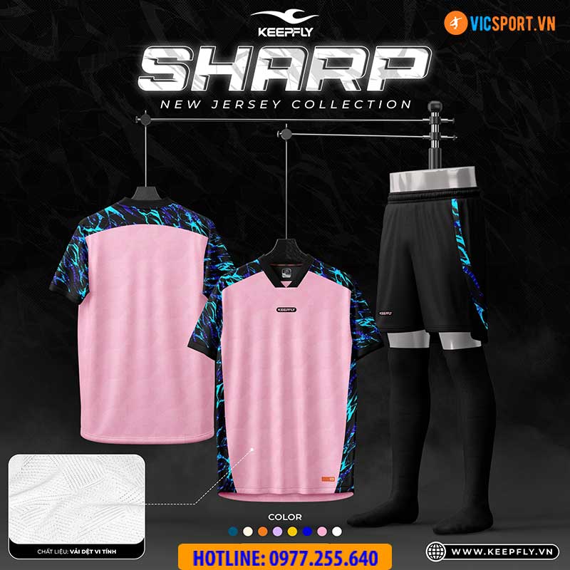 Áo đá banh không logo Keepfly Sharp - Hình ảnh 23