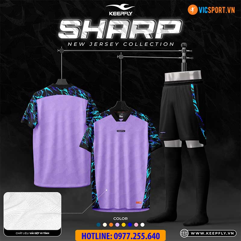 Áo đá banh không logo Keepfly Sharp - Hình ảnh 25