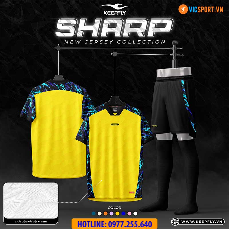 Áo đá banh không logo Keepfly Sharp - Hình ảnh 27
