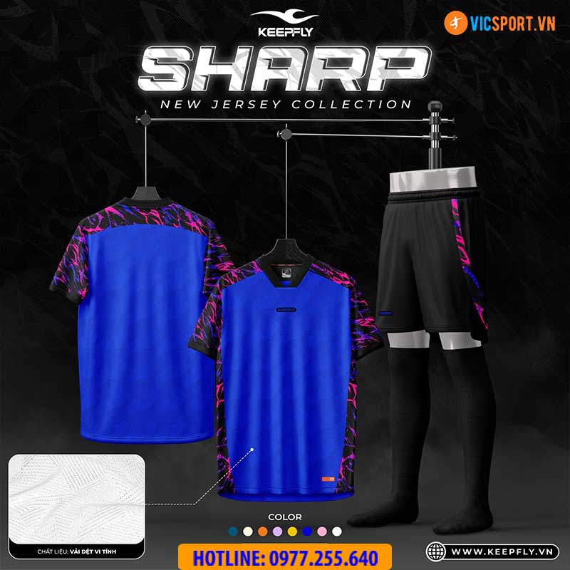 Áo đá banh không logo Keepfly Sharp - Hình ảnh 28