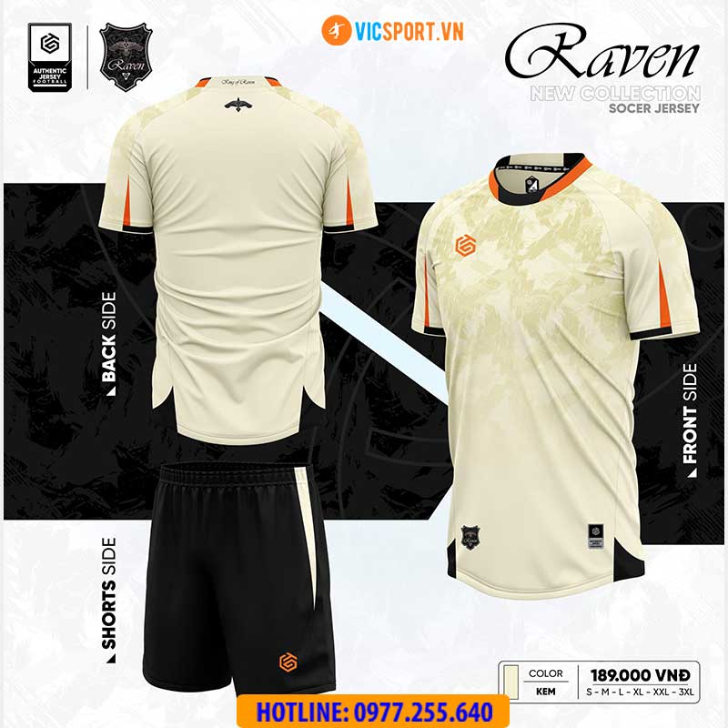 Áo đá banh không logo CT3 Raven - Hình ảnh 6