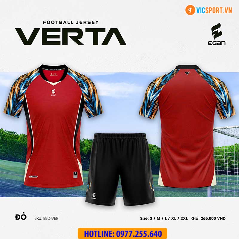 Áo đá banh không logo Egan Verta - Hình ảnh 9