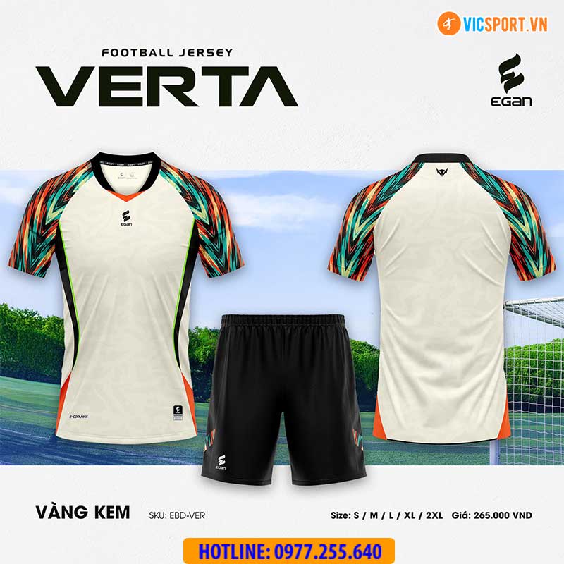 Áo đá banh không logo Egan Verta - Hình ảnh 10