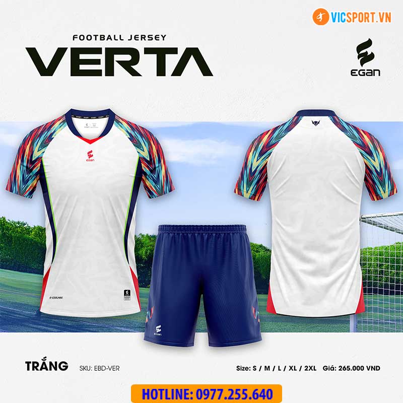 Áo đá banh không logo Egan Verta - Hình ảnh 7