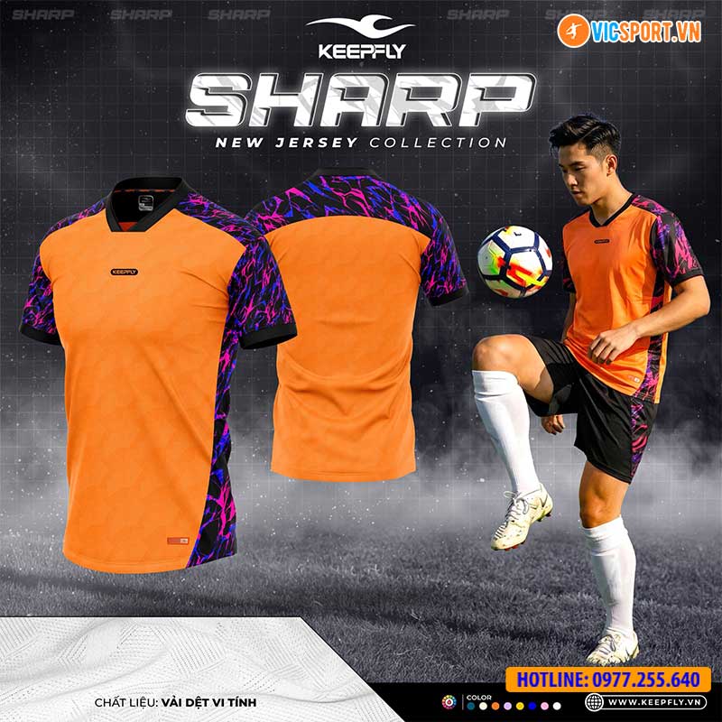 Áo đá banh không logo Keepfly Sharp - Hình ảnh 14