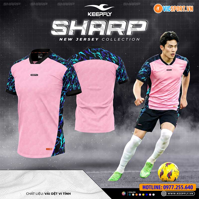Áo đá banh không logo Keepfly Sharp - Hình ảnh 15