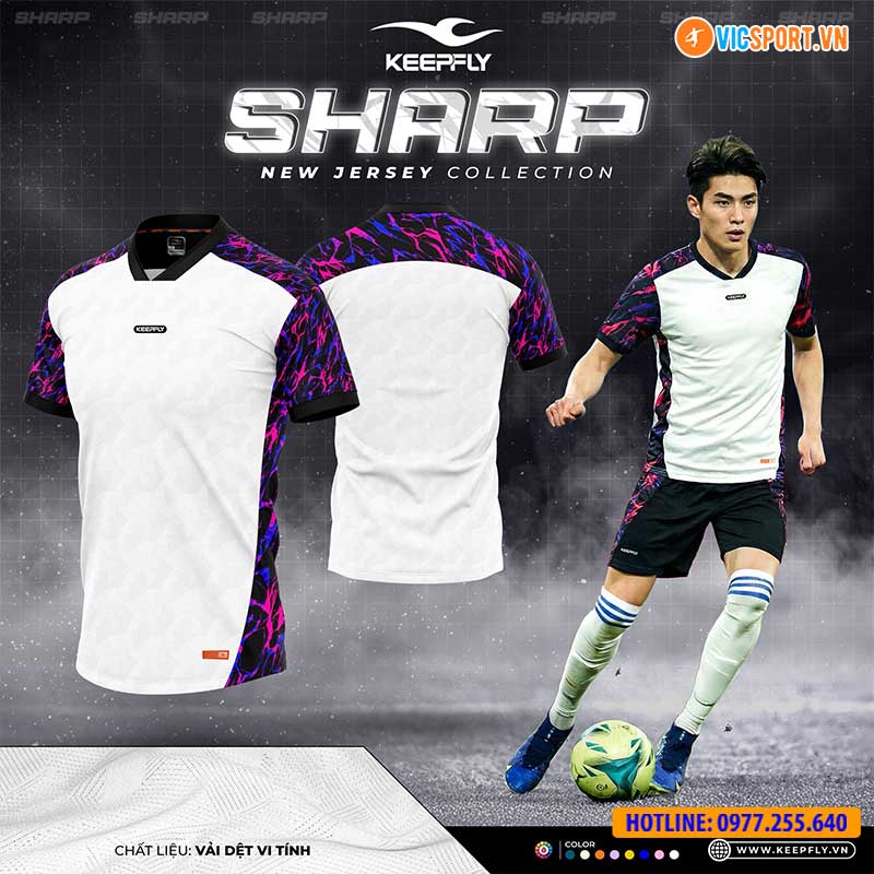 Áo đá banh không logo Keepfly Sharp - Hình ảnh 18