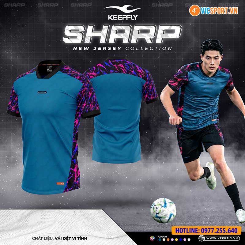 Áo đá banh không logo Keepfly Sharp - Hình ảnh 21