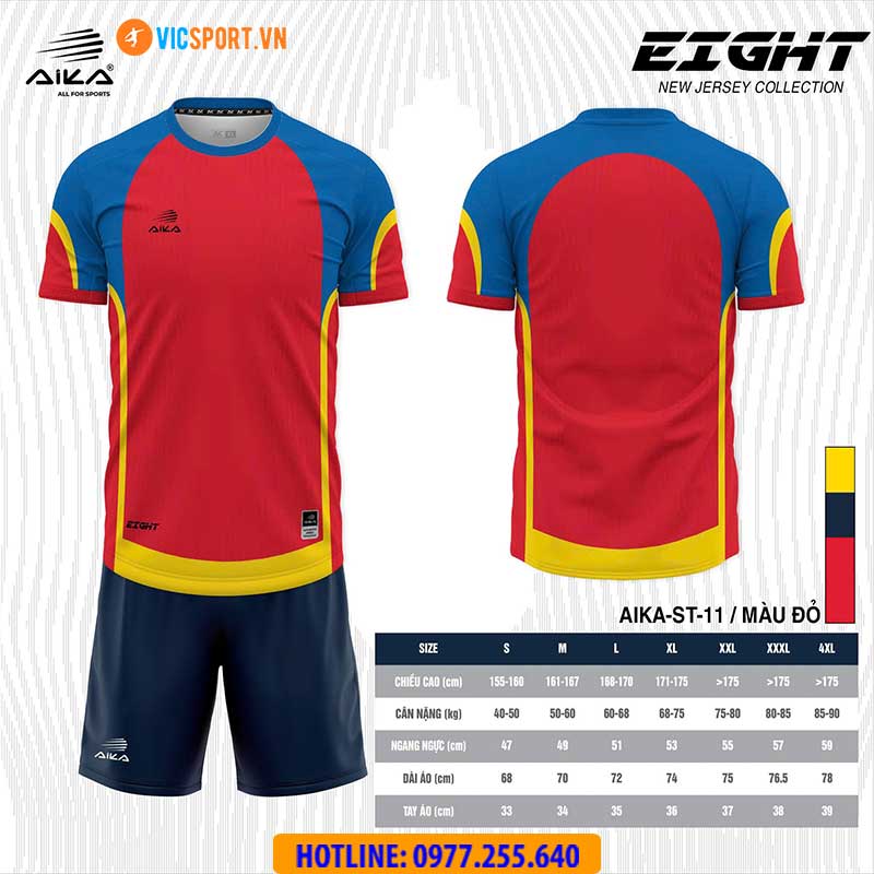 Áo đá banh thiết kế Aika Eight - Hình ảnh 3