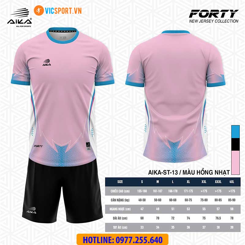 Áo đá banh thiết kế Aika Forty - Hình ảnh 4