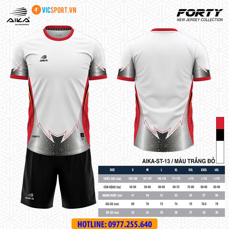 Áo đá banh thiết kế Aika Forty - Hình ảnh 5