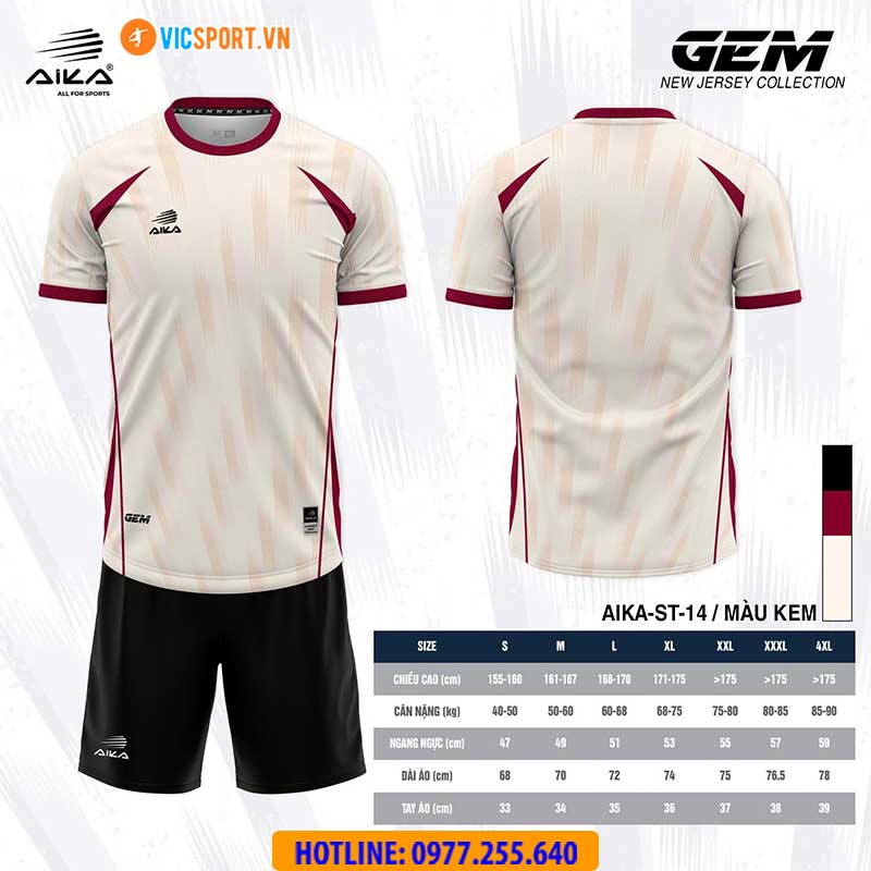 Áo đá banh thiết kế Aika Gem - Hình ảnh 4