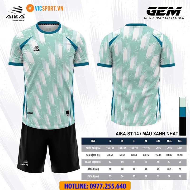Áo đá banh thiết kế Aika Gem - Hình ảnh 8