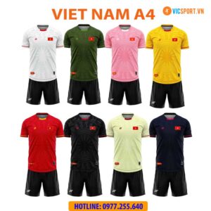 Áo đá banh thiết kế Amac đội tuyển Việt Nam A4