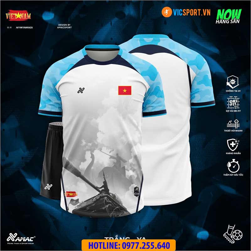Áo đá banh thiết kế Amac đội tuyển Việt Nam HKĐV - Hình ảnh 21