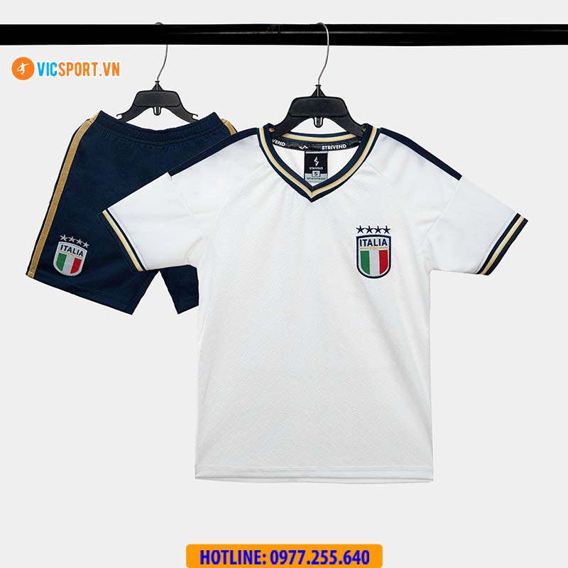 Áo đá banh trẻ em đội tuyển Italia WC 2026 - Hình ảnh 2