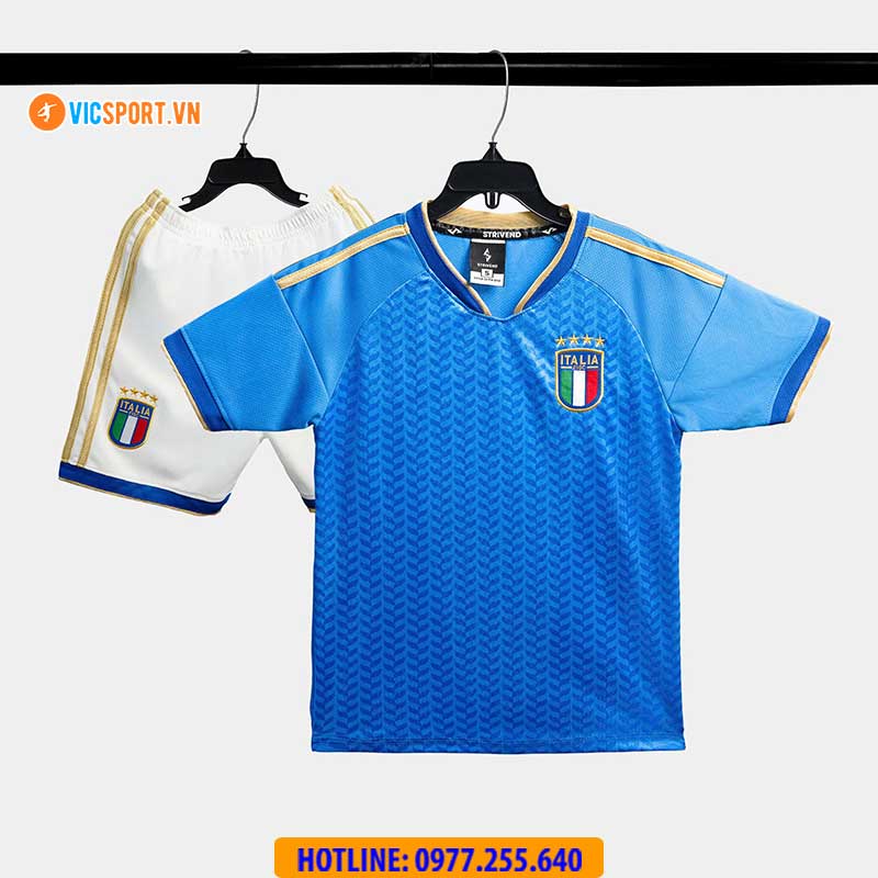 Áo đá banh trẻ em đội tuyển Italia WC 2026 - Hình ảnh 5