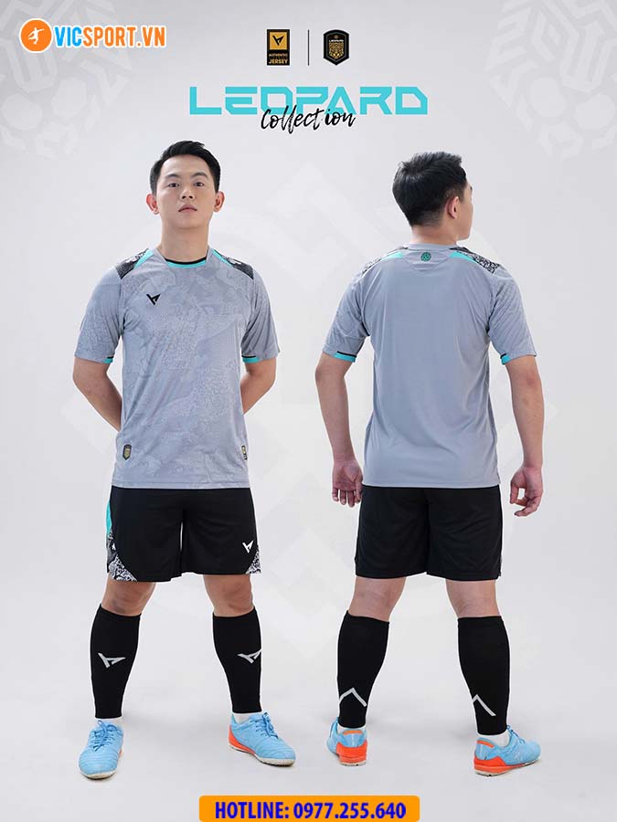 Áo đá banh không logo VH Leopard - Hình ảnh 13